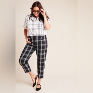 Anthropologie the Essential Slim pant in plus size 14